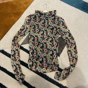 Cinq à Sept Multicolor Floral Top